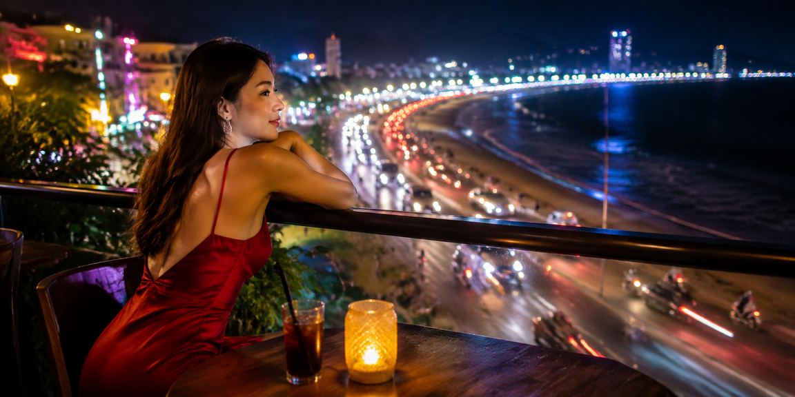 Người chơi tại Vũng Tàu thực hiện giao dịch tài chính trực tuyến khi uống cà phê